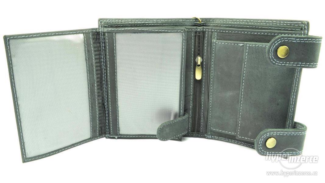 Kožená peněženka pánská s přezkou - foto 6