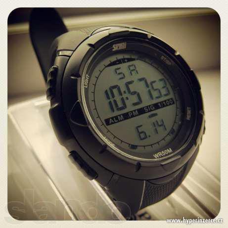 pánské sportovní digitální hodinky outdoor, vojenské, - foto 1