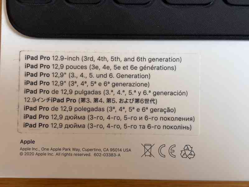iPad Pro 13“ iPad Smart Keyboard Folio CZ - foto 3
