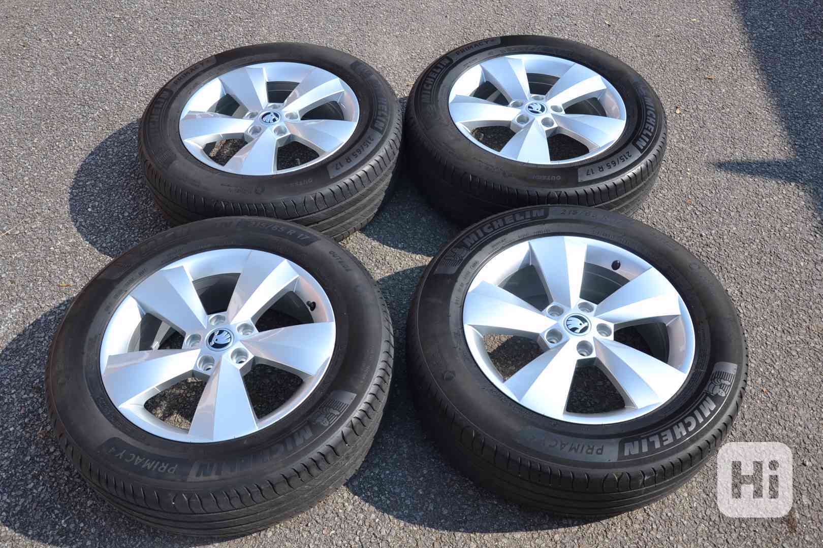 Letní NOVÁ Alu kola Š.Kodiaq/VW Tiguan+215/65R17 Michelin - foto 1