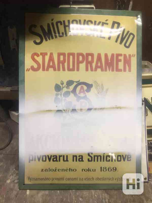 Pivní reklamní cedule - foto 6
