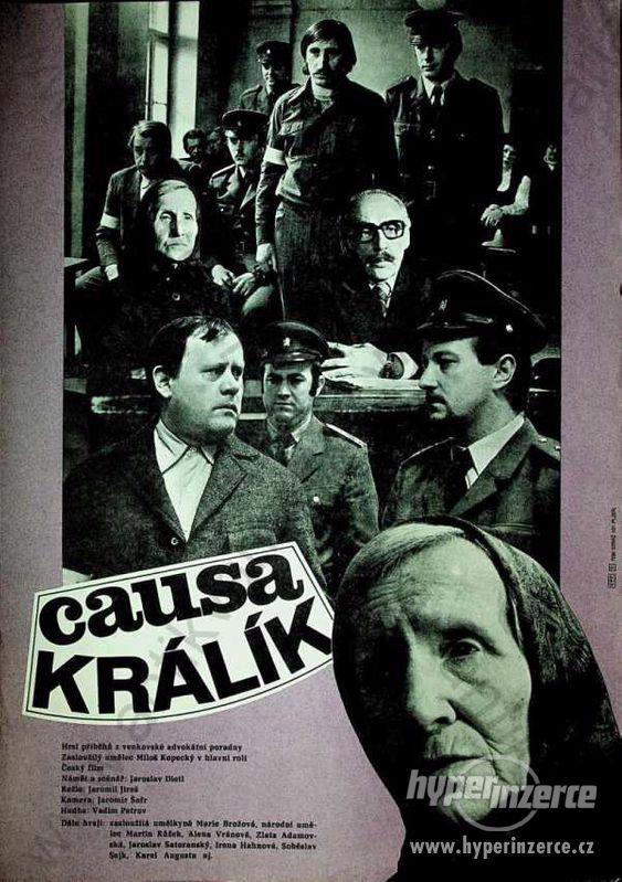 Causa Králík film plakát A3 Dietl Petrov Kopecký - foto 1