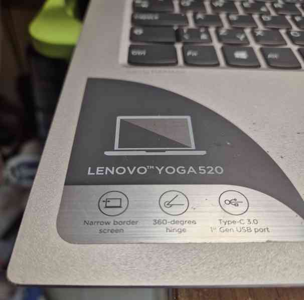 Lenovo Yoga 520 14" / i3-7100U / 4GB / 120GB SSD / W11 - foto 2