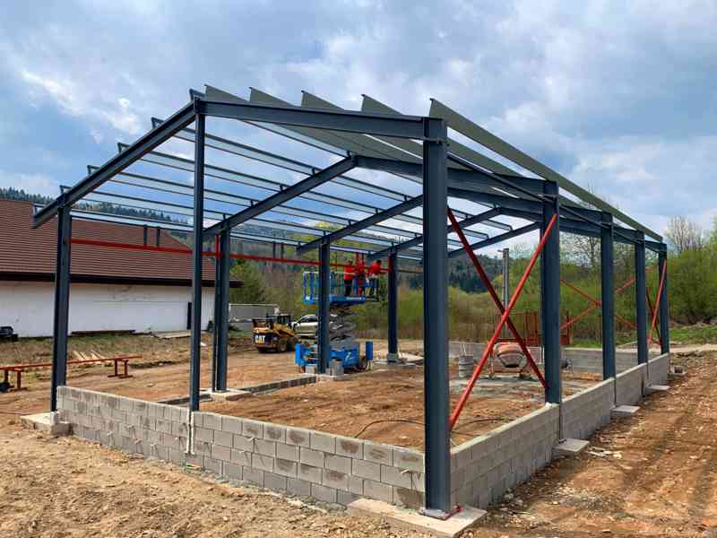 OCELOVÁ KONSTRUKCE HALY - MONTOVANÁ HALA 10x24x6m - foto 3