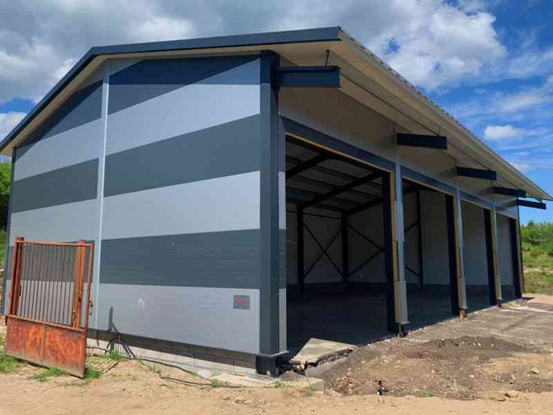 OCELOVÁ KONSTRUKCE HALY - MONTOVANÁ HALA 10x24x6m - foto 5