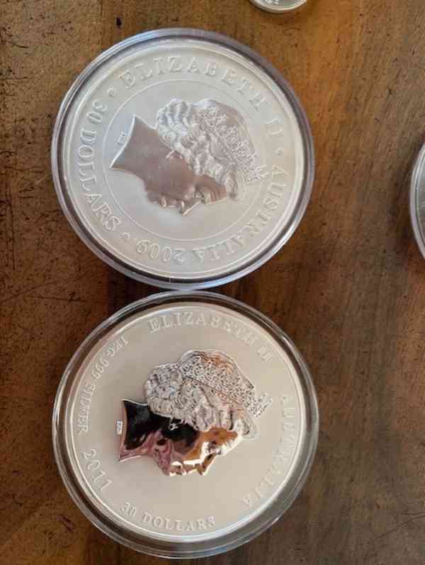 Prodám investiční stříbrné mince 1 OZ (31,1 g) - foto 5