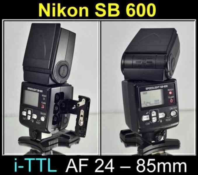 Nikon SPEEDLIGHT SB 600 **i-TTL*Směrné číslo: 30