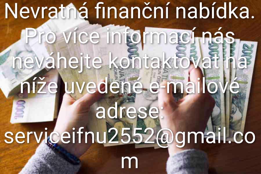 Získejte nevratnou finanční pomoc do 24 hodin