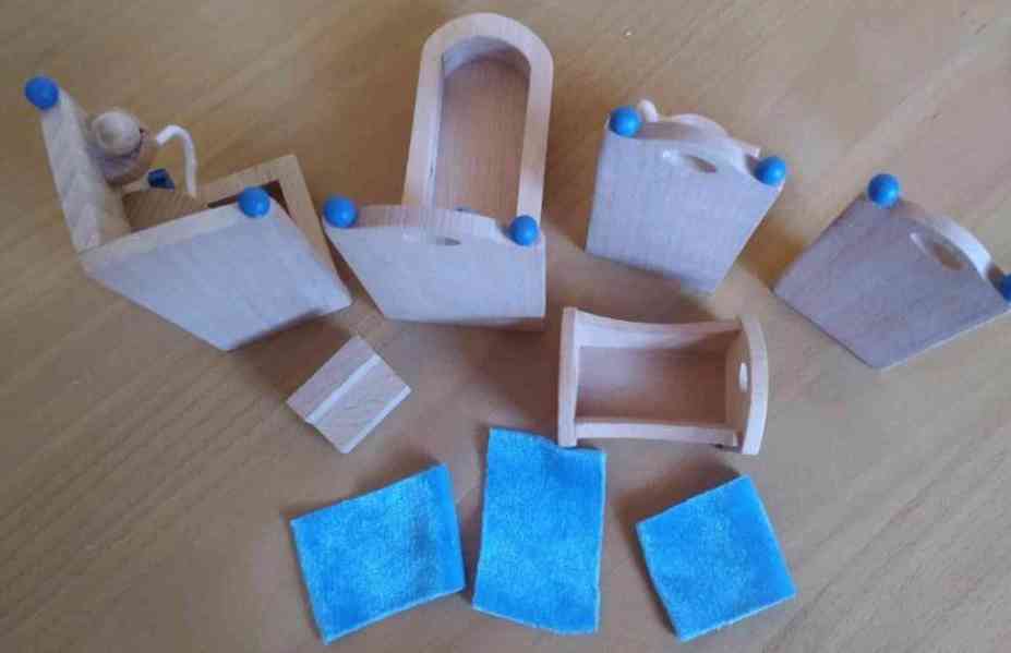 Dřevěná koupelna pro panenky - foto 2