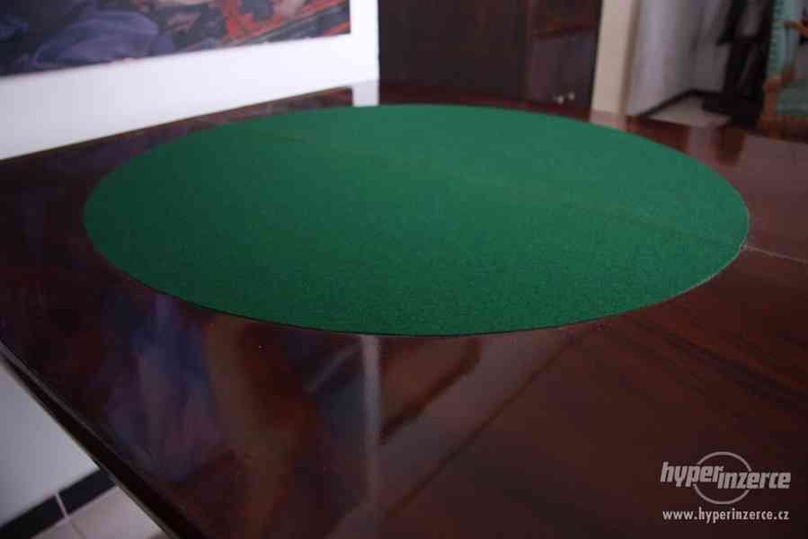 Starožitný hrací stolek - rozkládací - foto 8