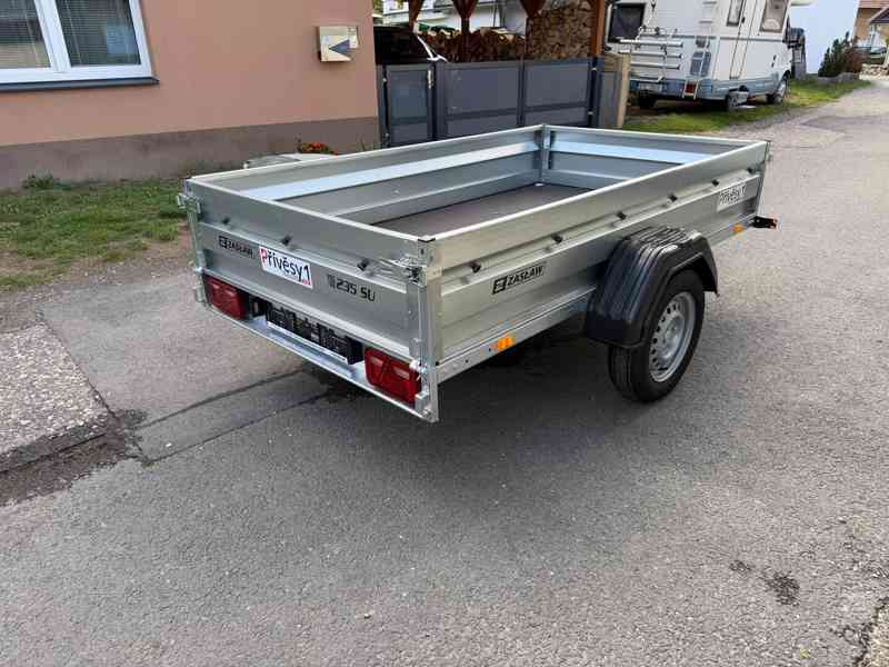 Přívěsný vozík ZASLAW 235SU sklopný 750 kg - foto 4