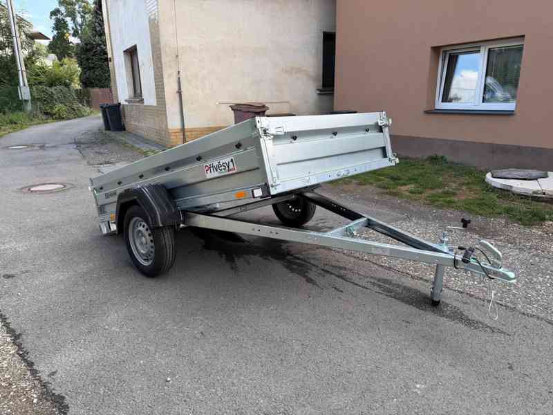 Přívěsný vozík ZASLAW 235SU sklopný 750 kg - foto 1