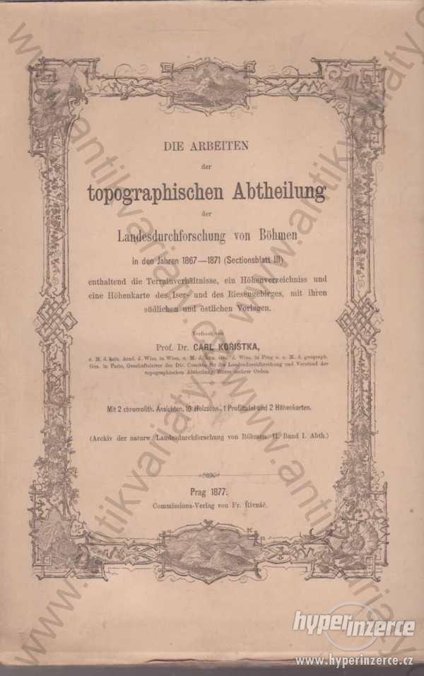 Die Arbeiten der topographischen Abtheilung 1877 - foto 1