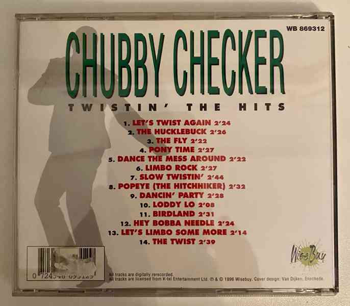 CD CHUBBY CHECKER - TWISTIN THE HITS - foto 3