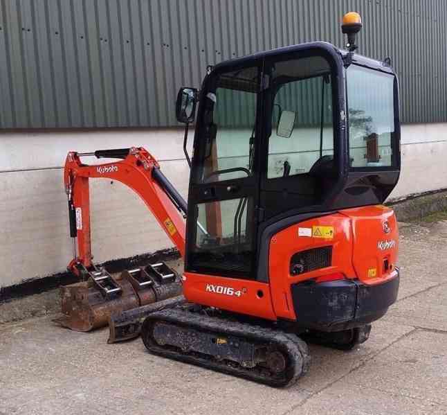 Kubota KX016-4 Mini rýpadla - foto 3