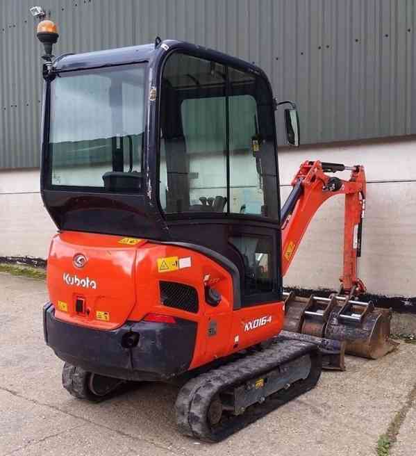 Kubota KX016-4 Mini rýpadla - foto 4