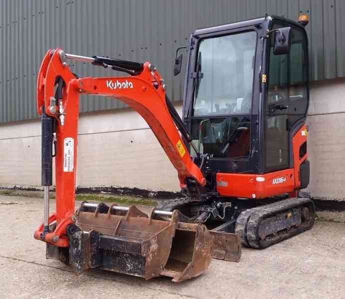 Kubota KX016-4 Mini rýpadla - foto 9