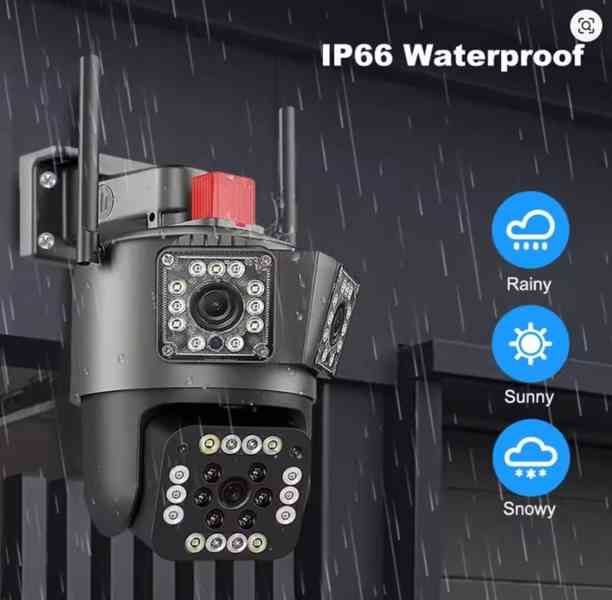 Prodám kameru 12MP (3x4MB) Outdoor WiFi PTZ 8xZoom - foto 3