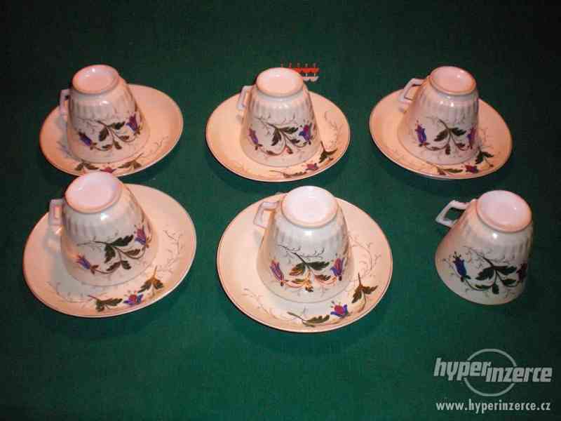 Starožitný čínský porcelánový moka servis - foto 1