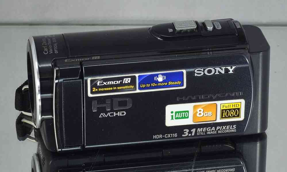 kamera: Sony HDR-CX116e Full HDV AVCHD*8GB pamět - foto 5