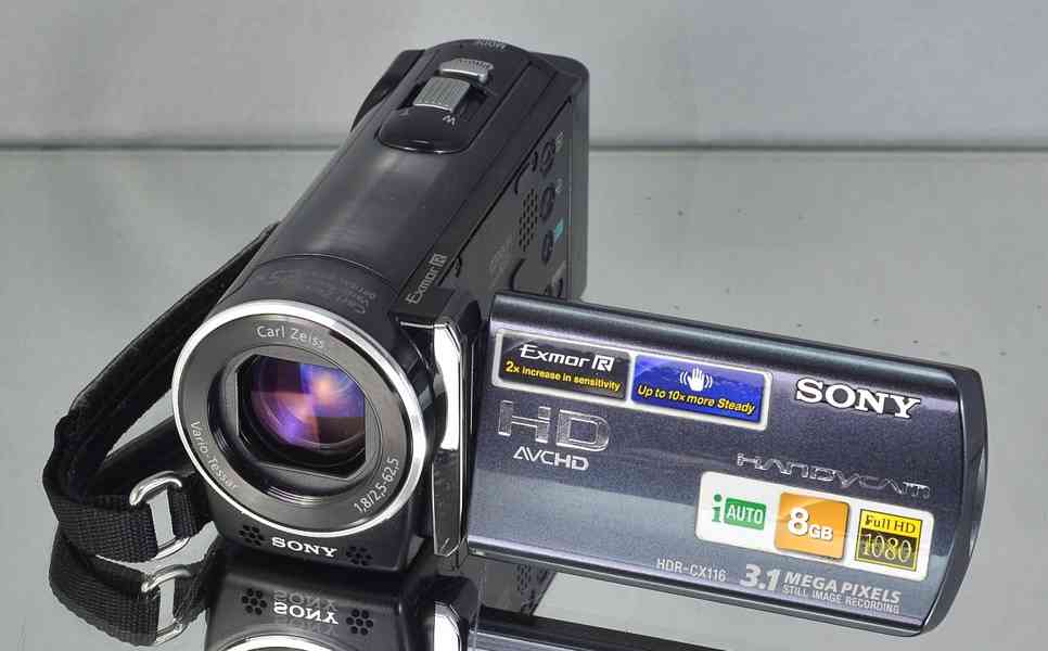 kamera: Sony HDR-CX116e Full HDV AVCHD*8GB pamět - foto 7