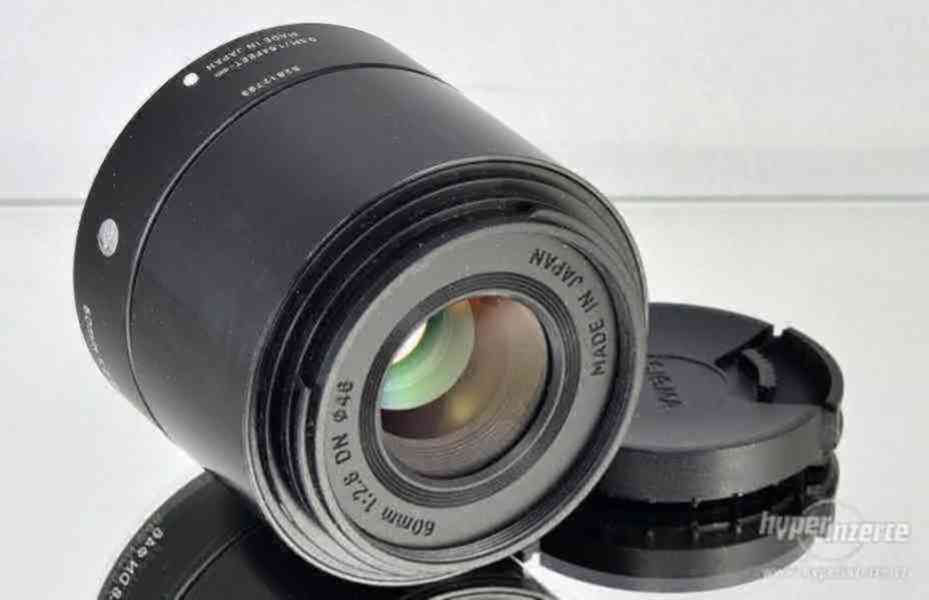 pro Sony E - SIGMA 60mm f/2,8 DN Art **APS-C Pevný Lens* - foto 5