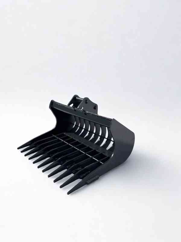 Prolamovaná svahová lopata, hrábě 60cm 0-1,4t - foto 3