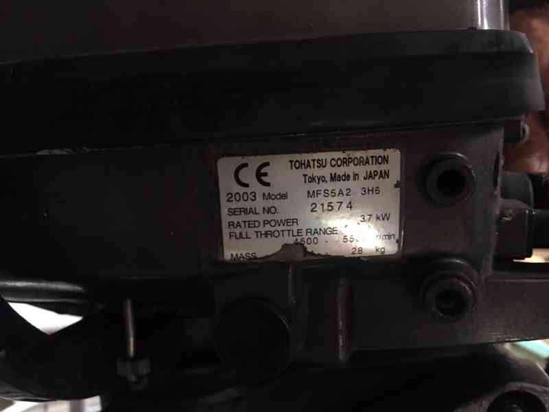 Tohatsu 5hp - foto 4