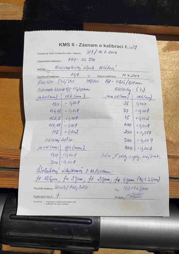 Mikrometrický odpich skládací 150-4825mm (3a) - foto 5