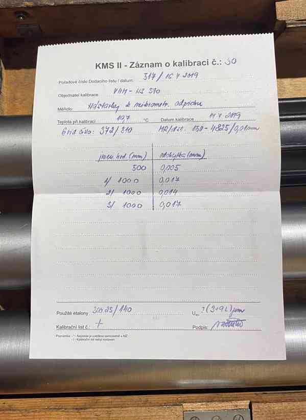 Mikrometrický odpich skládací 150-4825mm (3a) - foto 3