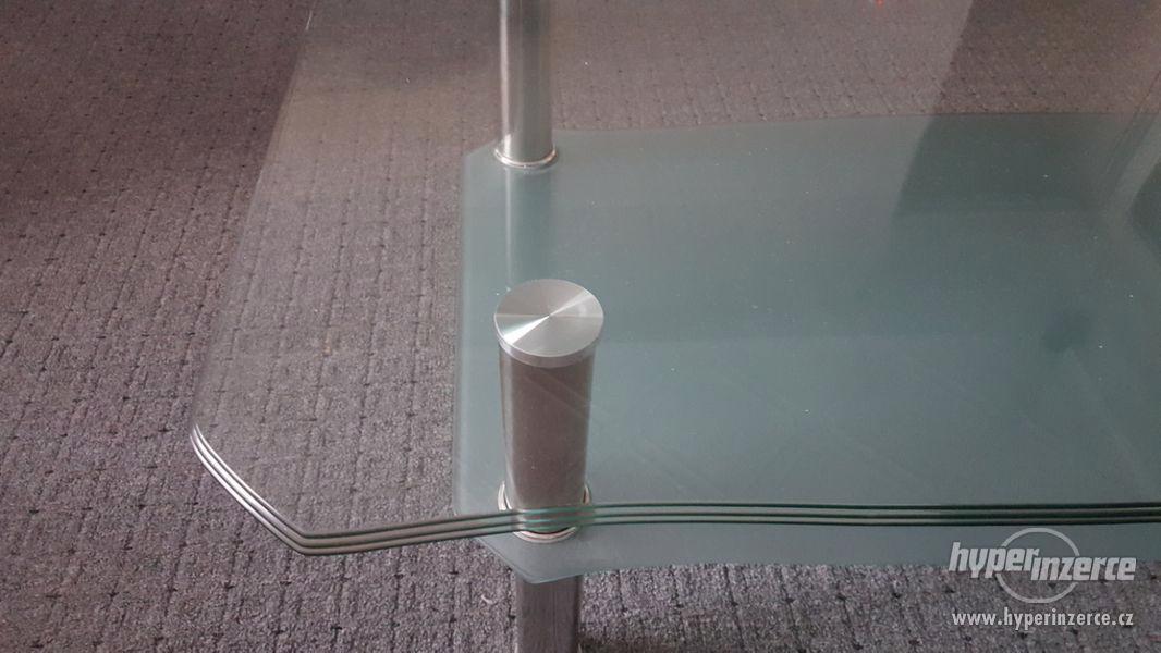 Konferenční skleněný stolek - foto 1