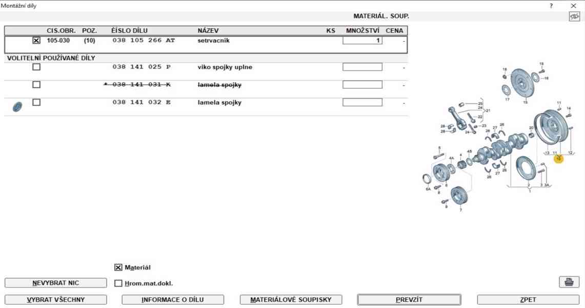 Zánovní spojka OCTAVIA TDI - LUK - foto 10