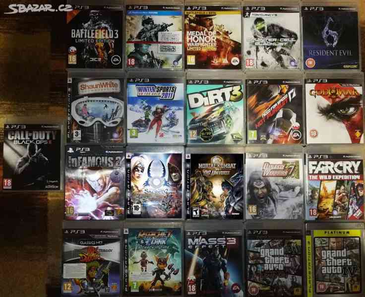 Hry Playstation3 (PS3) VÝMĚNA nebo prodej. Nabídni svoje hry