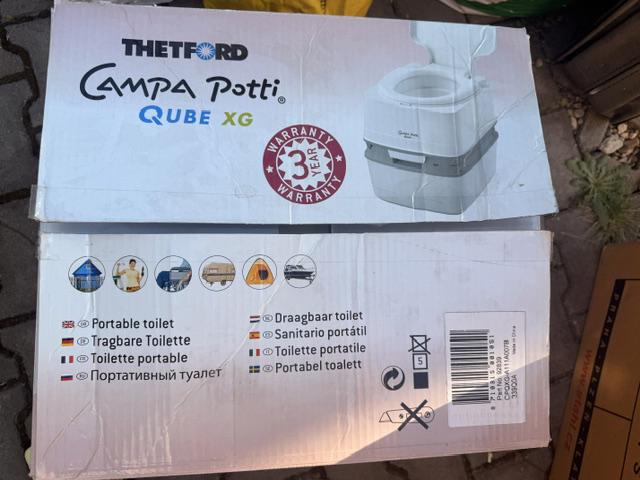mobilní toaleta THETFORD Campa Potti cube XG - foto 9