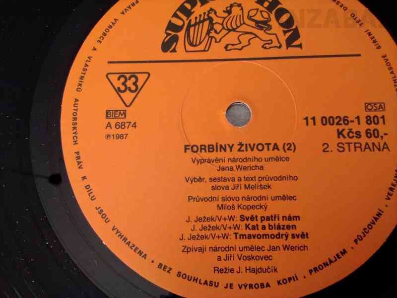 LP Forbíny života - vypráví Jan Werich - foto 3