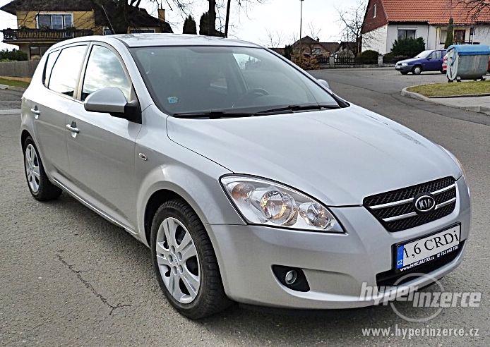 KIA CEED 1.6 CRDi, 2007, 1.maj ČR, klima, servis.kniha - foto 9