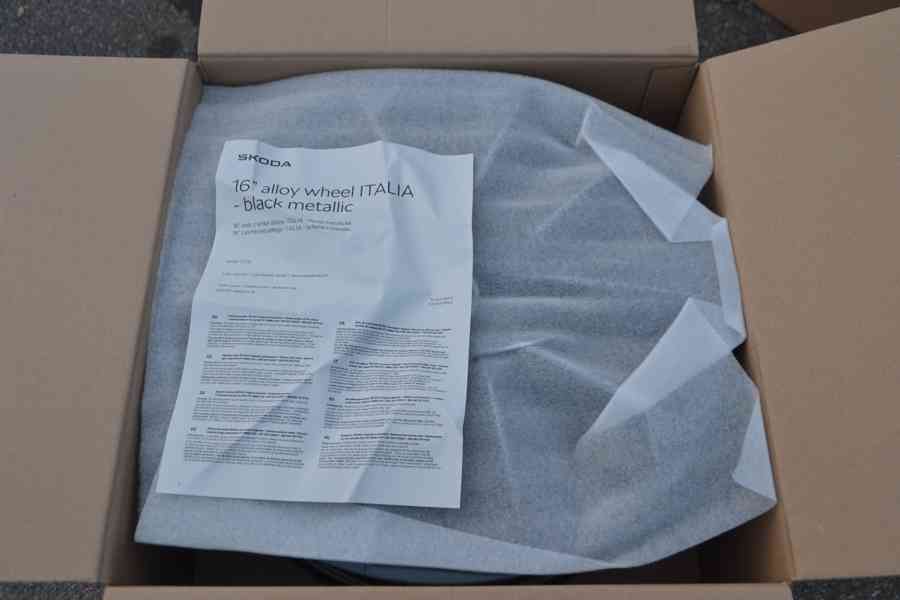 Škoda Kamiq/Scala,S.Arona– NOVÉ 16 originál Alu disky-černé - foto 4