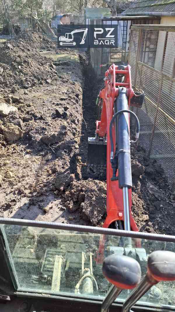 Výkopy na zakázku , půjčovna stavebních strojů - foto 5