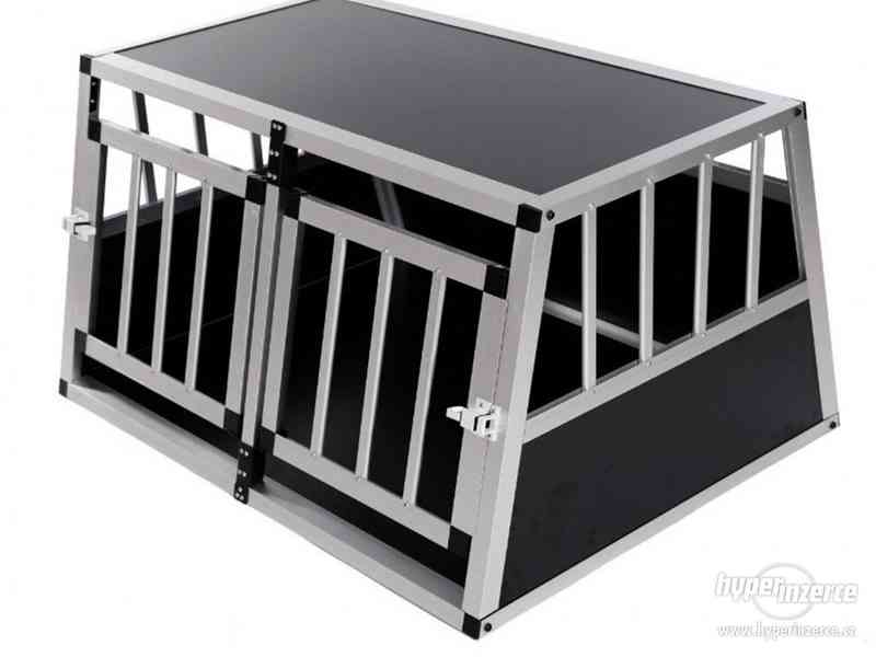 Alu transportní, přepravní box, pro psa,psy 2x šikmý89x69x50 - bazar ...