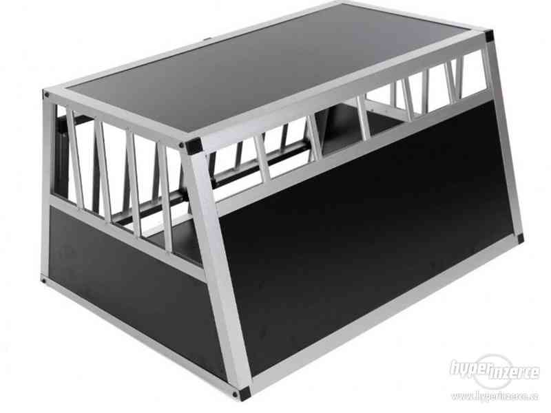 Alu transportní, přepravní box, pro psa,psy 2x šikmý89x69x50 - bazar ...