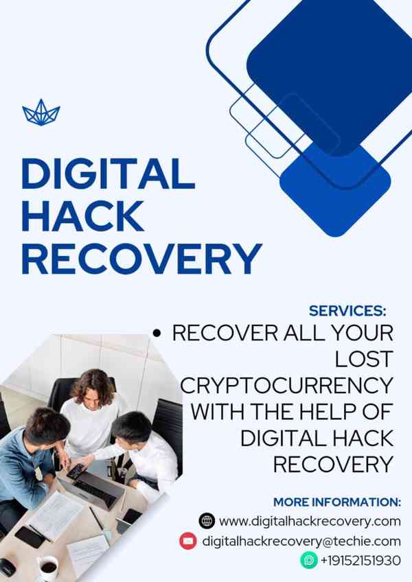 DIGITAL HACK RECOVERY LEGITIMATE CRYPTO RECOVERY COMPANY - foto 1