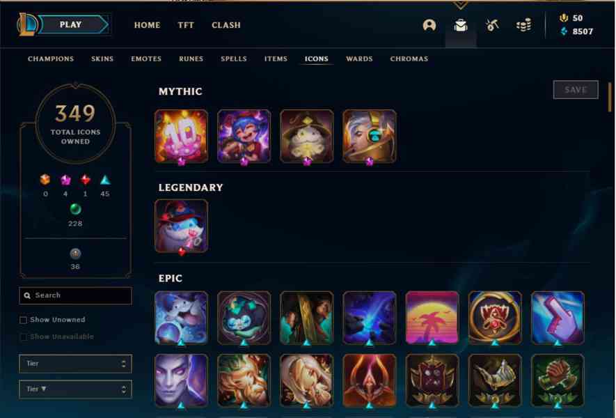 League of legends EUW acc 516 skinů! - foto 7