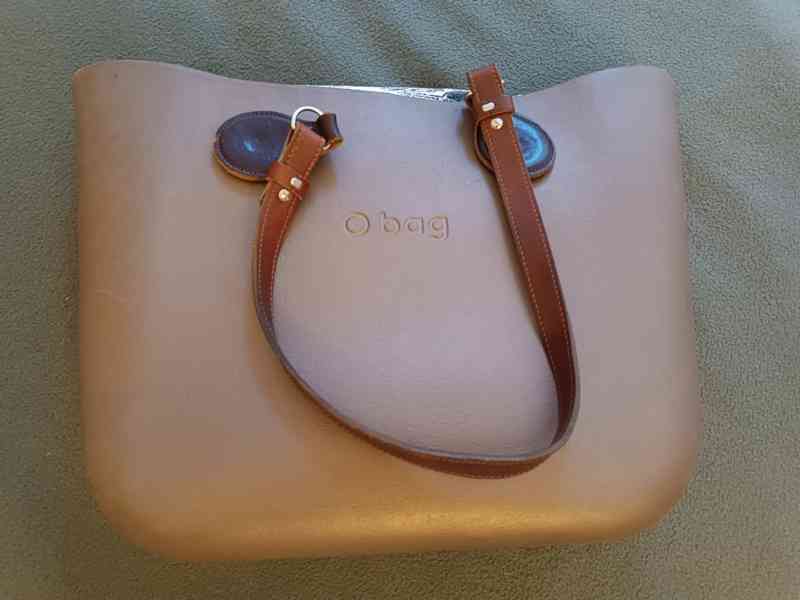 Obag kabelka bronze s koženými držadly - foto 1
