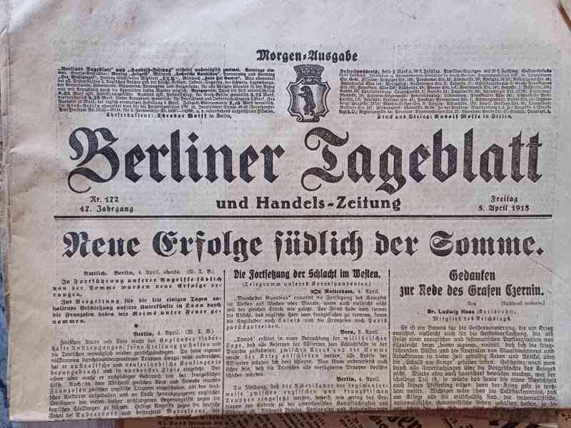 Staré noviny 1914 - 1918 - foto 6