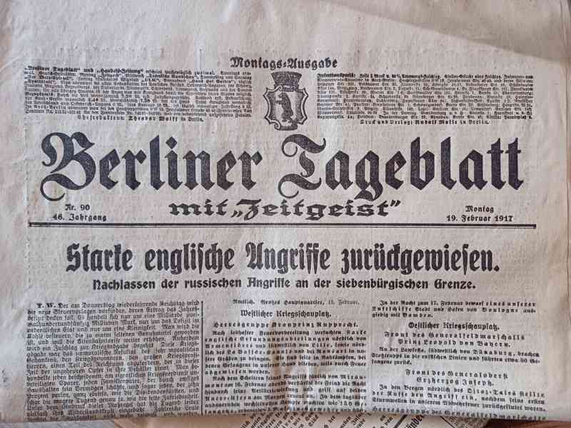 Staré noviny 1914 - 1918 - foto 5