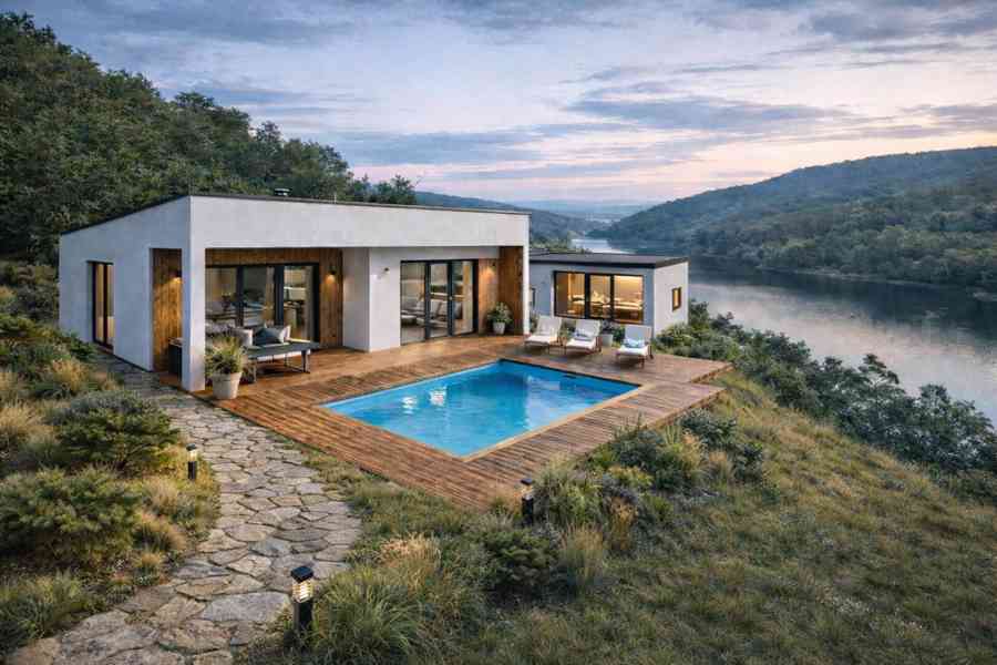 výstavba rodinného domku vilky - foto 2