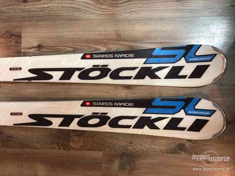 prodám švýcarské slalomky Stöckli SL Laser 165cm - foto 1