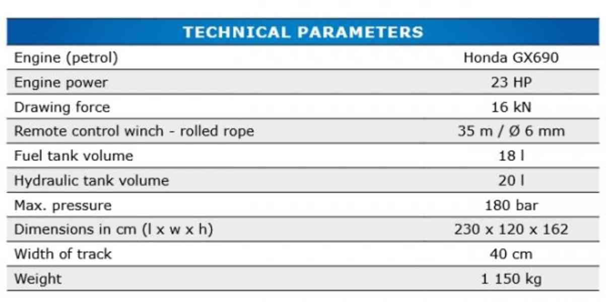 ZÁNOVNÍ železný kůň 23HP 24kN 35m Kapsen vyvážečka dřevo les - foto 6
