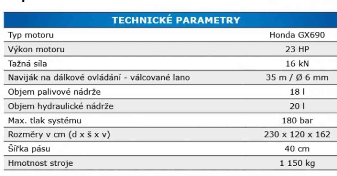 ZÁNOVNÍ železný kůň 23HP 24kN 35m Kapsen vyvážečka dřevo les - foto 15