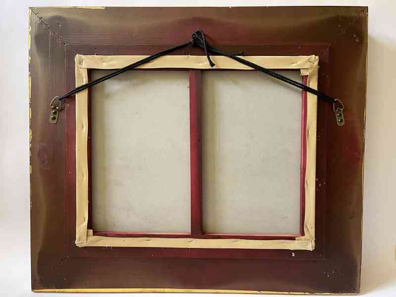 Zátiší s ovocem - obraz na plátně zlatý rám 71 x 61 cm - foto 3